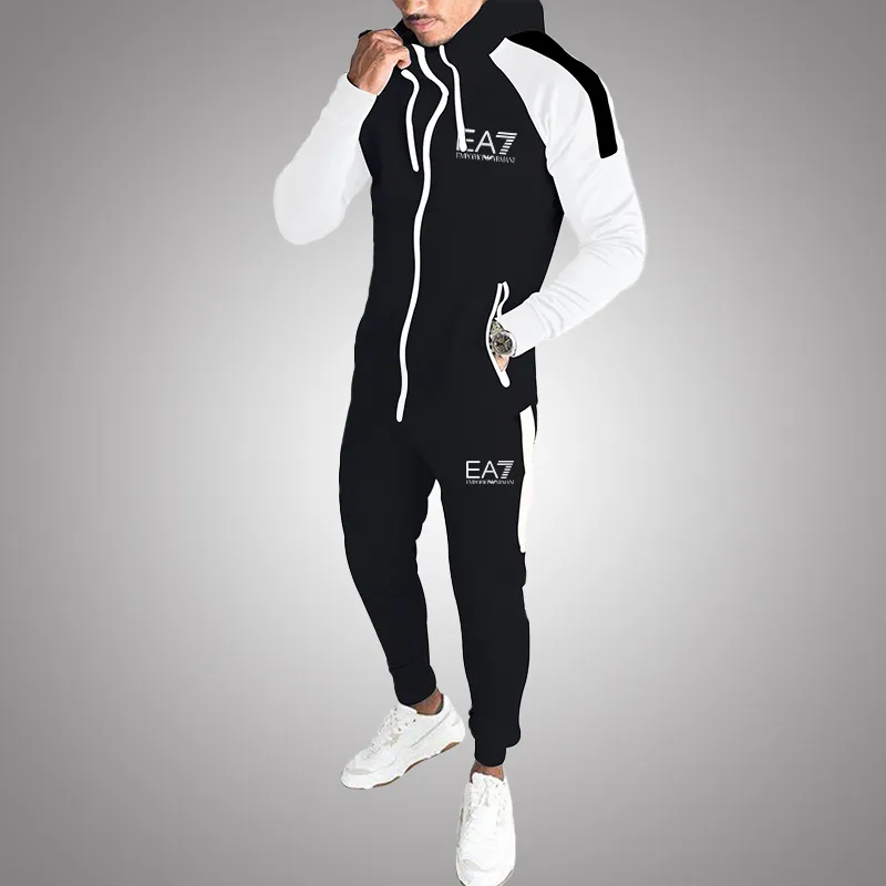 Dwuczęściowy dres męski (kurtka + spodnie)