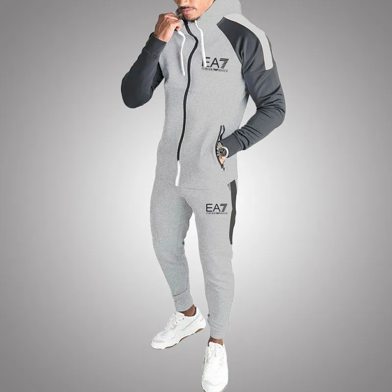 Dwuczęściowy dres męski (kurtka + spodnie)