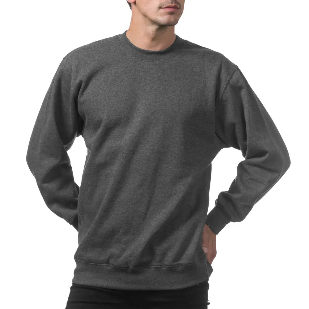 Pro Club Men's Heavyweight 13oz Crew Neck Fleece Pullover Sweatshirt