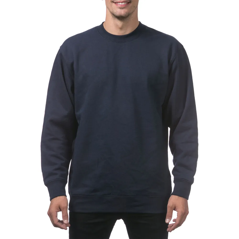 Pro Club Men's Heavyweight 13oz Crew Neck Fleece Pullover Sweatshirt