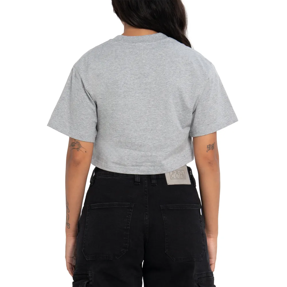Pro Club Women鈥檚 Heavyweight Stretch Crop Tee