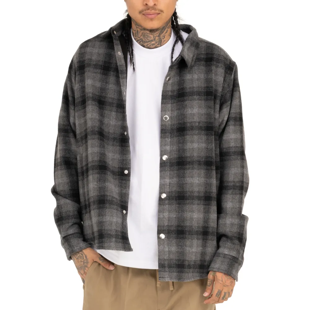 Pro Club Men's Heavyweight Flannel Shirt Jacket