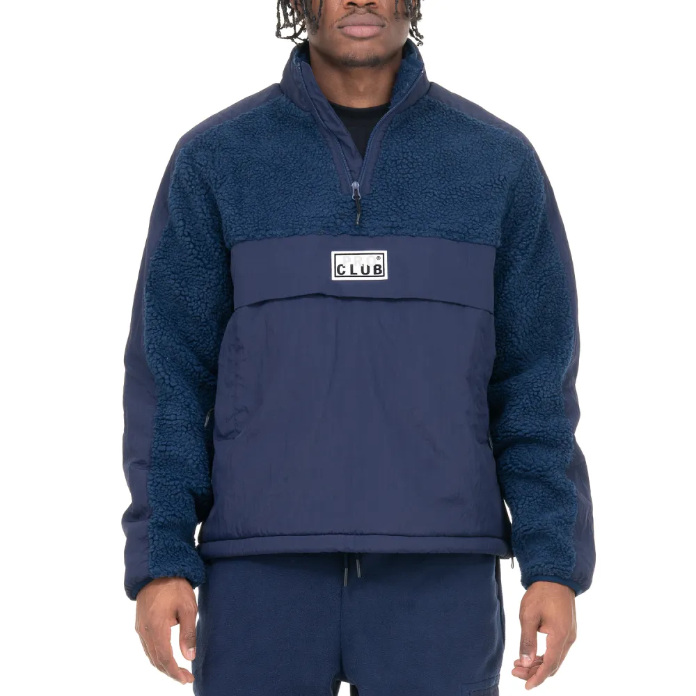 Pro Club Men's Heavyweight Sherpa Quarter Zip Pullover