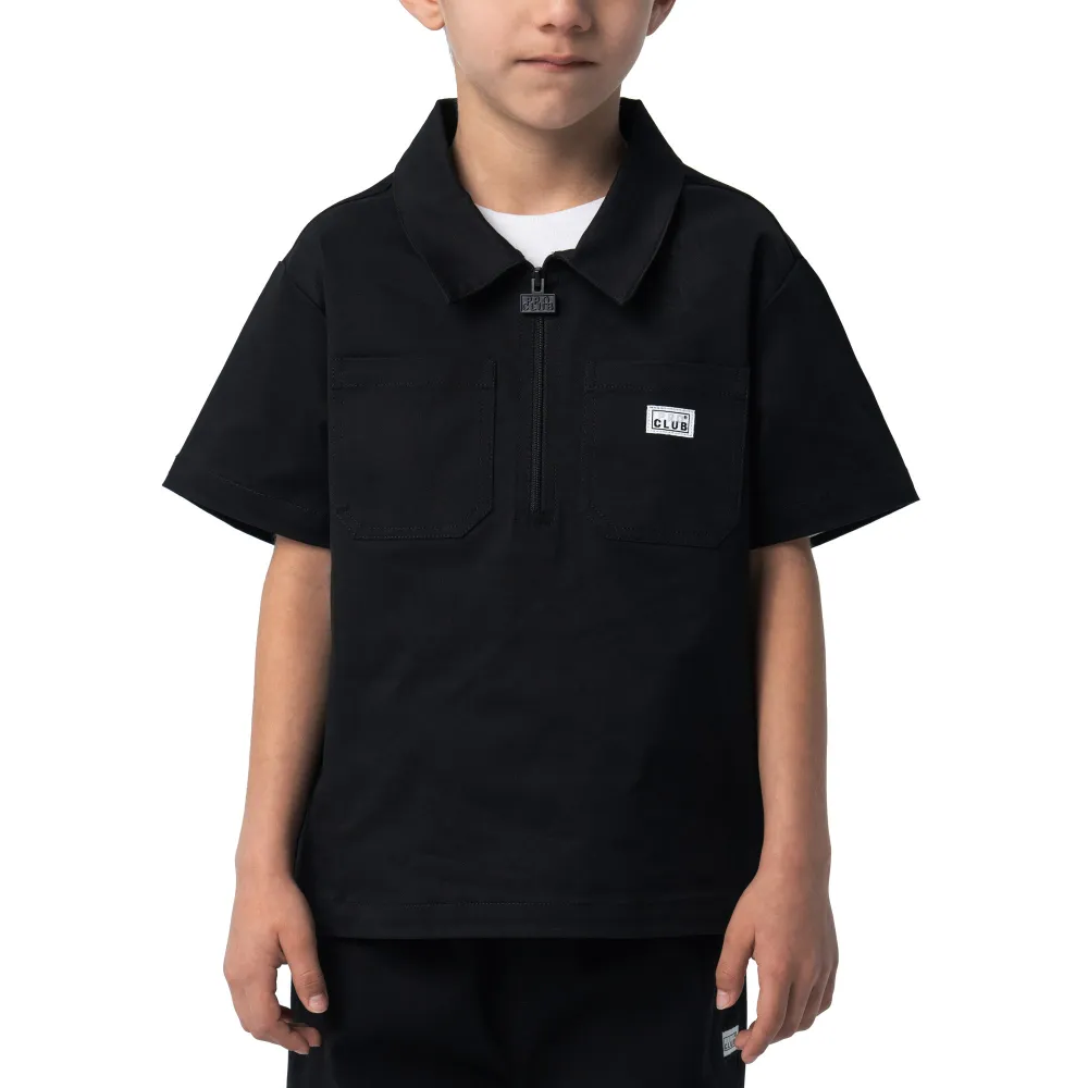Pro Club Kid's Quarter Zip Work Shirt