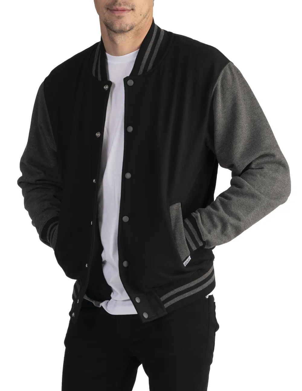 Pro Club Men's Varsity Fleece Baseball Jacket