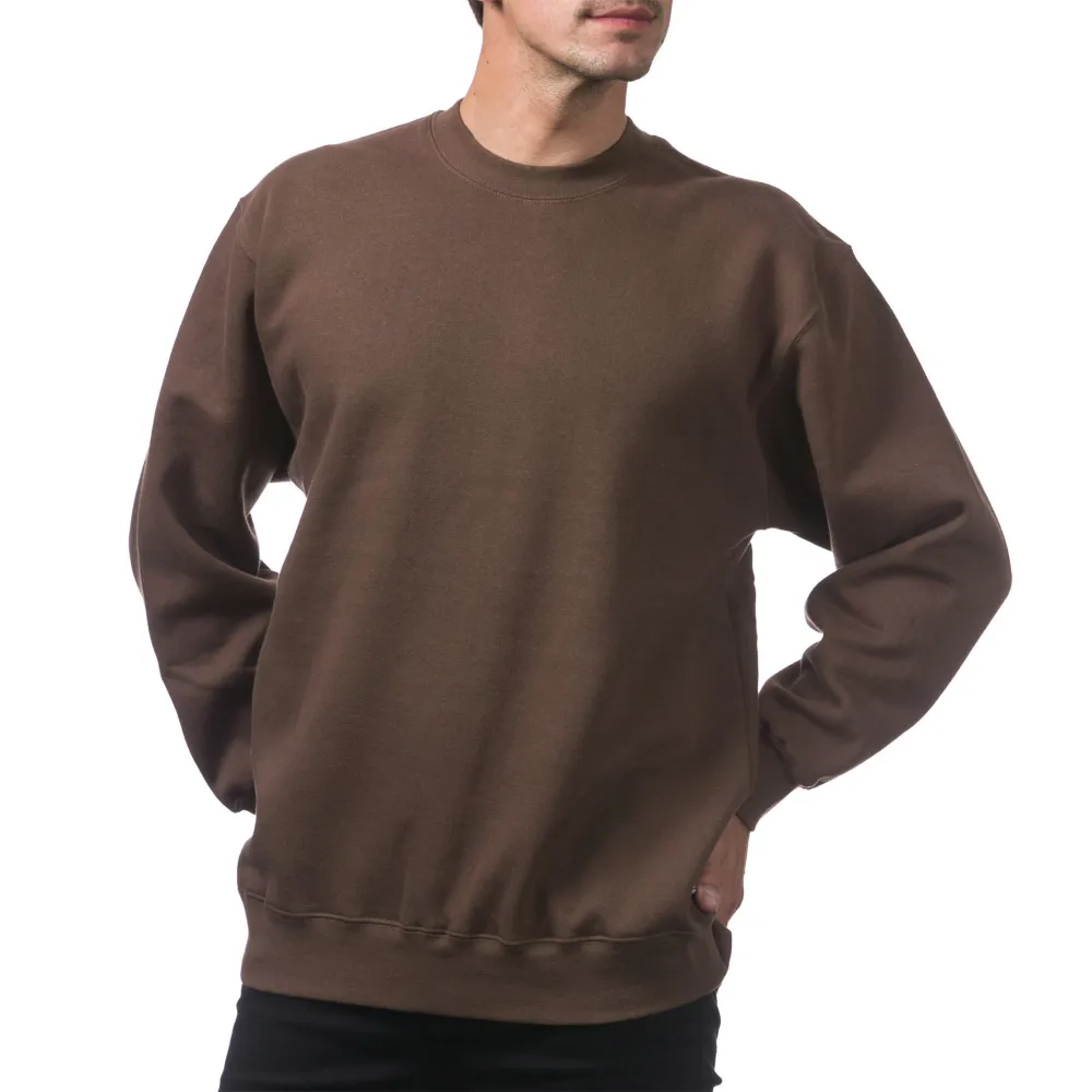 Pro Club Men's Heavyweight 13oz Crew Neck Fleece Pullover Sweatshirt