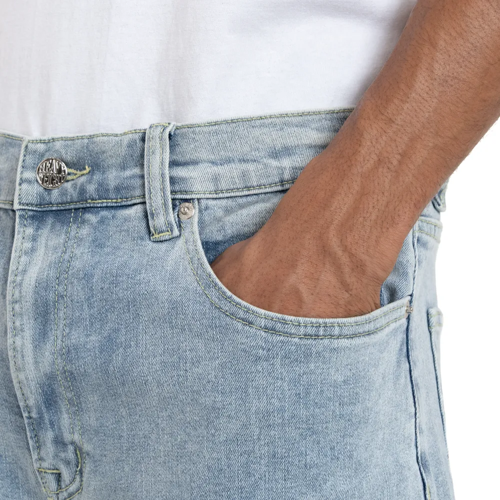 Pro Club Men's Heavyweight Barrel Leg Denim Pant