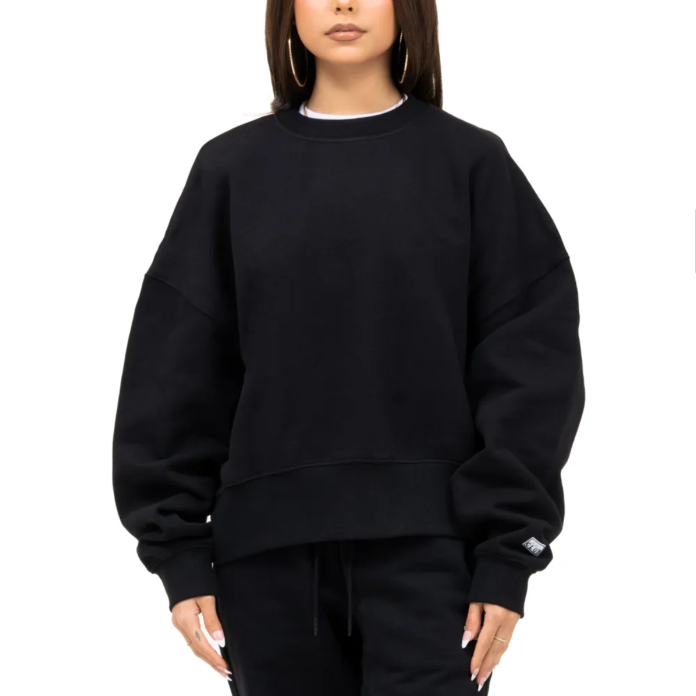 Pro Club Women's Heavyweight Oversized Fit Crewneck Sweater