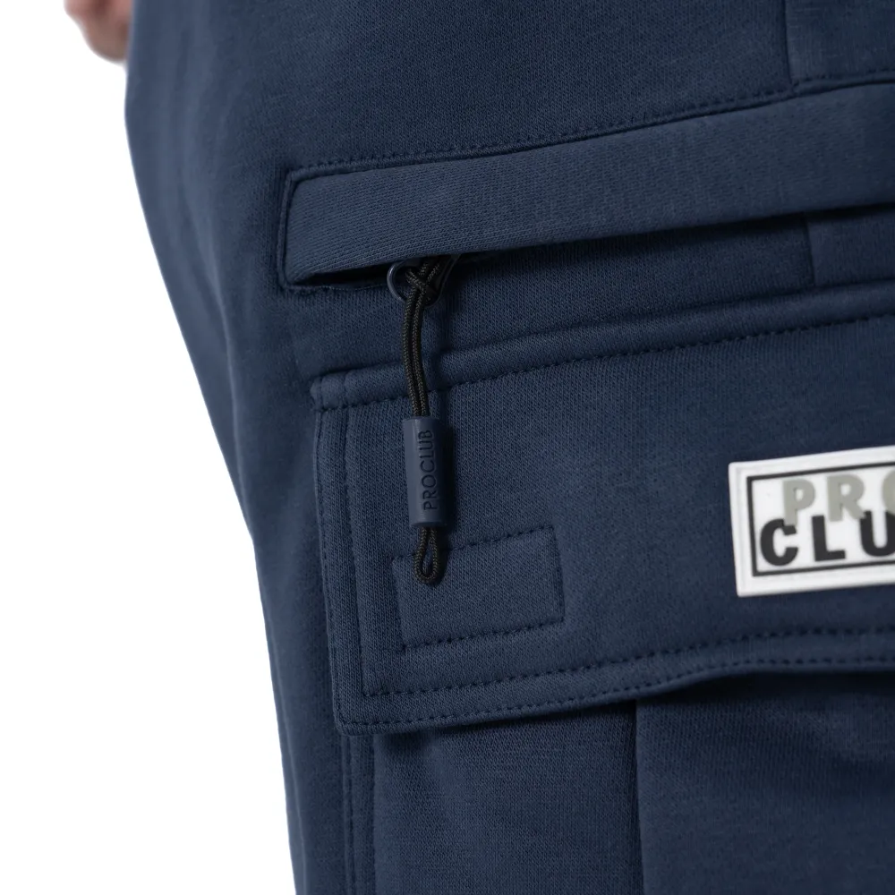 Pro Club Men's Heavyweight Basic Open Leg Cargo Sweatpant