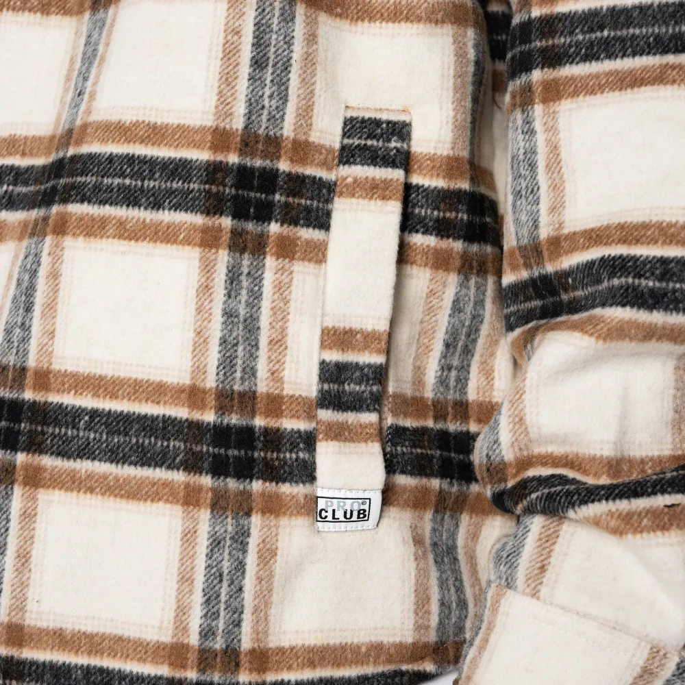 Pro Club Men's Heavyweight Flannel Shirt Jacket