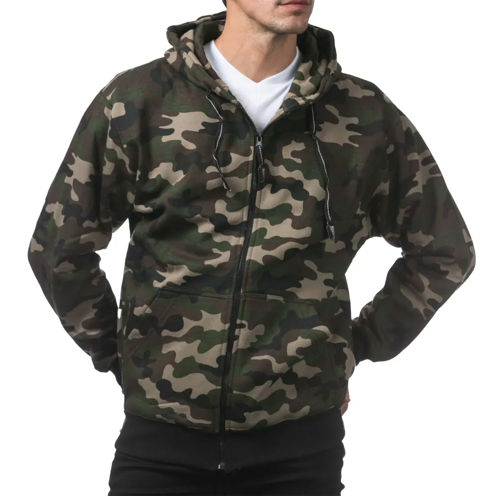 Pro Club Men's Heavyweight Full Zip Fleece Hoodie