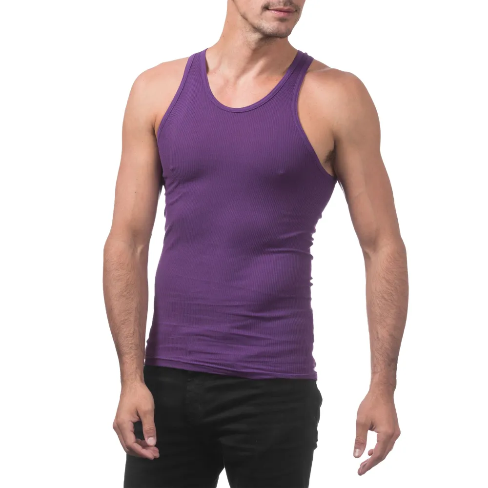 Pro Club Men's Premium Ringspun Cotton Ribbed A-Shirt