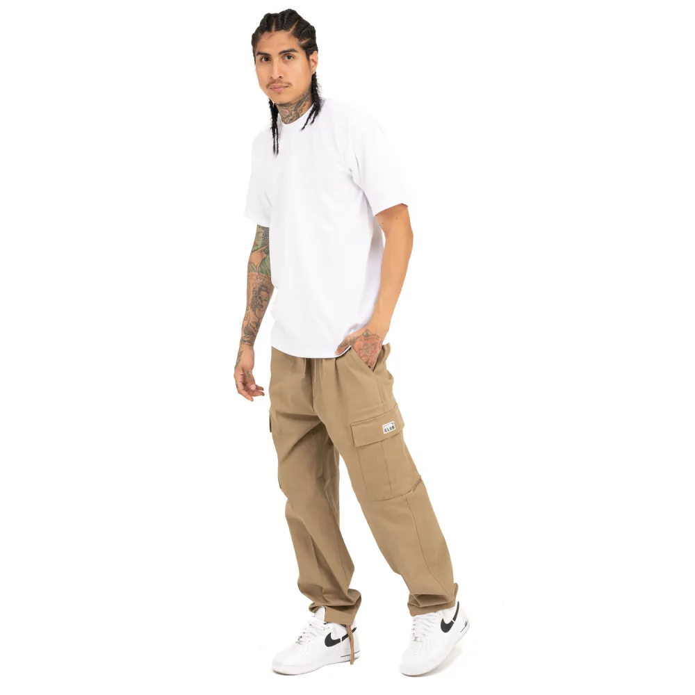 Pro Club Men's Heavyweight Stretch Twill Cargo Lounge Pant